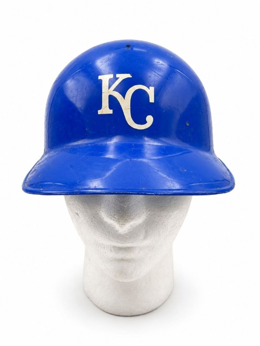 Kansas City Royals Mens Plastic Blue Batting Helmet KC Logo Pre-Owned